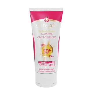 کرم ضد آفتاب ضد چروک +SPF50 سان سیف