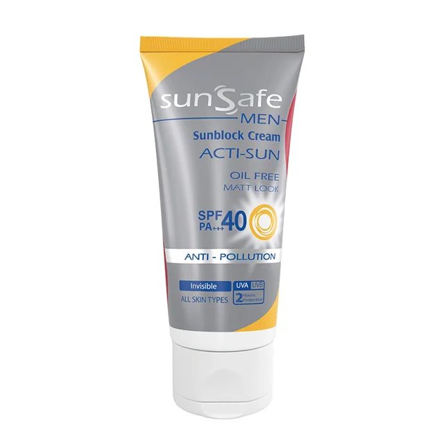 کرم ضد آفتاب آقایان SPF40 سان سیف