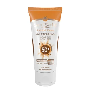 کرم ضد آفتاب روشن كننده +SPF50 سان سیف